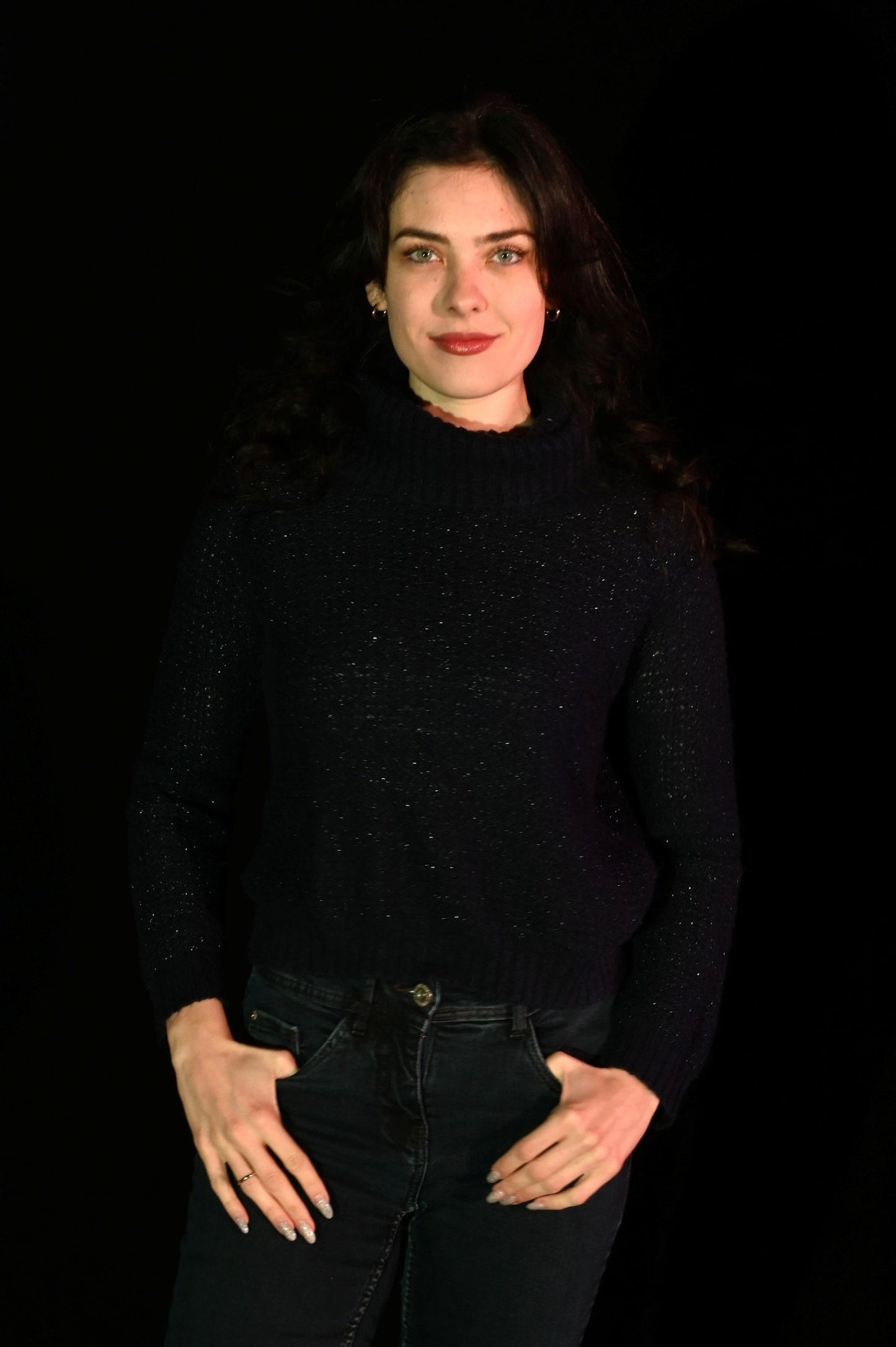 Pullover - Glitzer-Pullover - W157