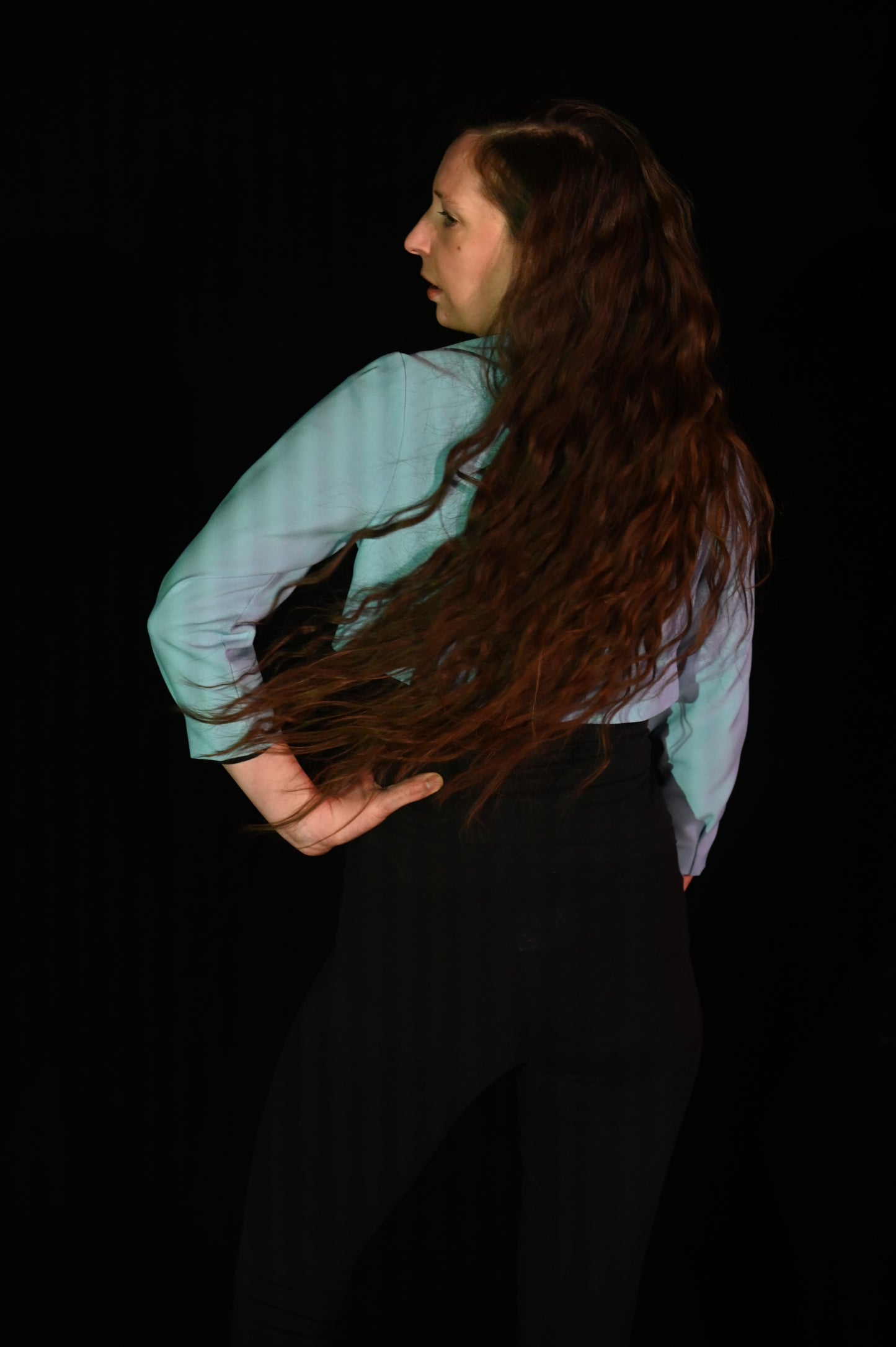 Jacke - Blauer Bolero - W165