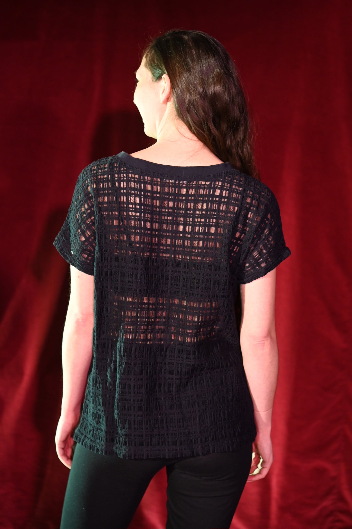 Top - Strukturiertes T-Shirt - W169