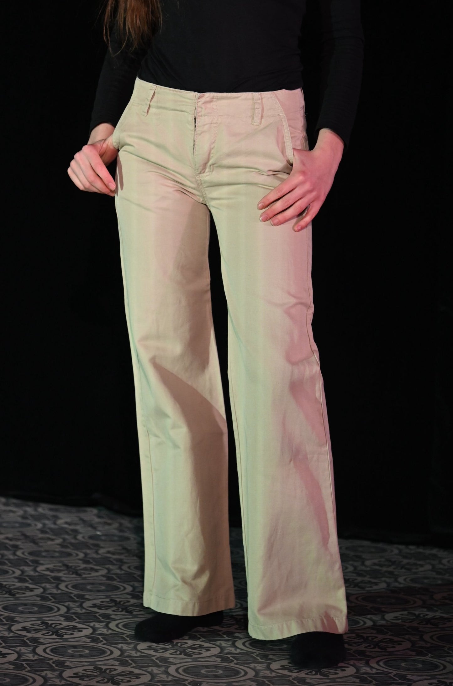 Hose - Beige Hüfthose - W263