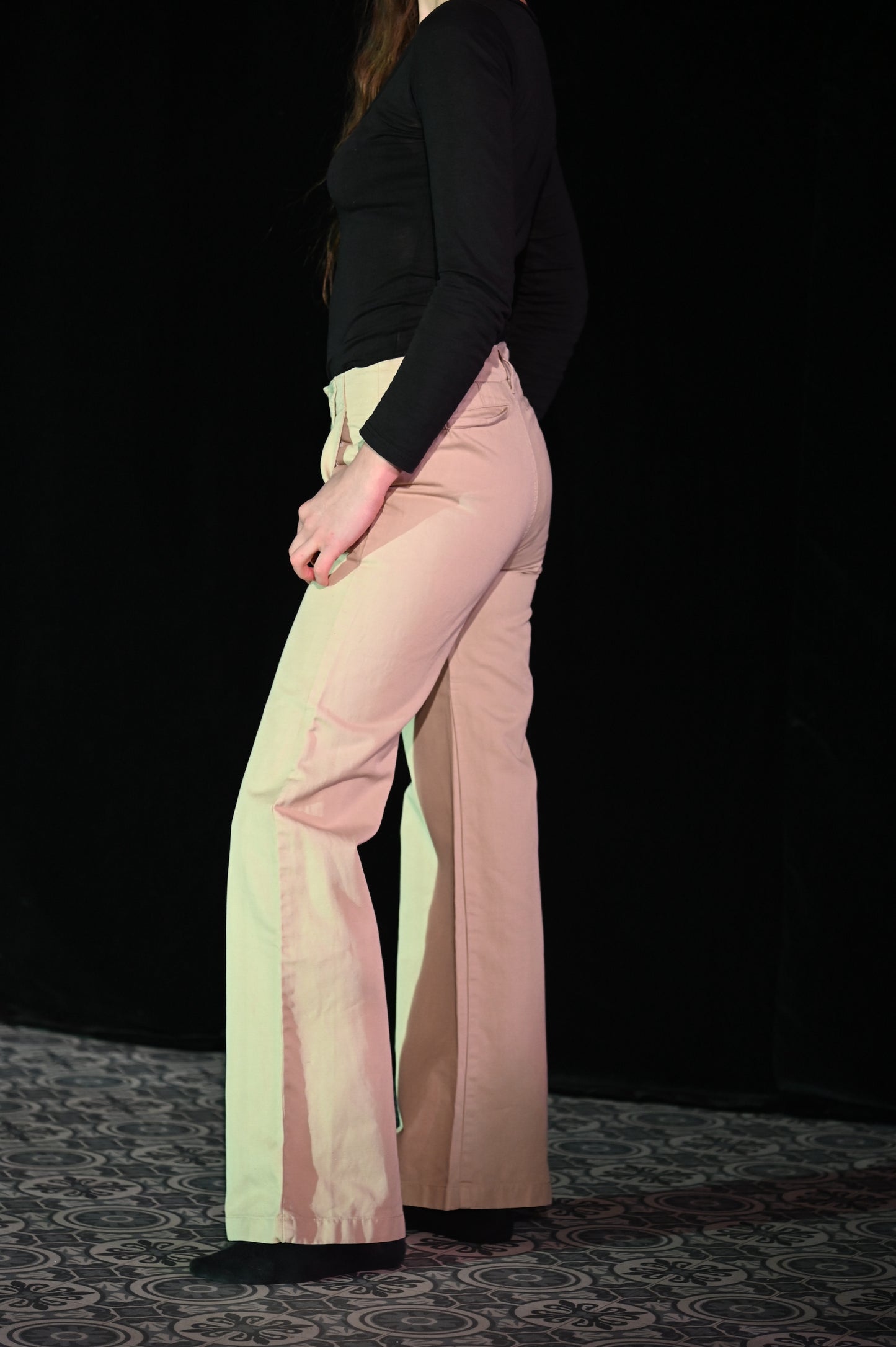 Hose - Beige Hüfthose - W263