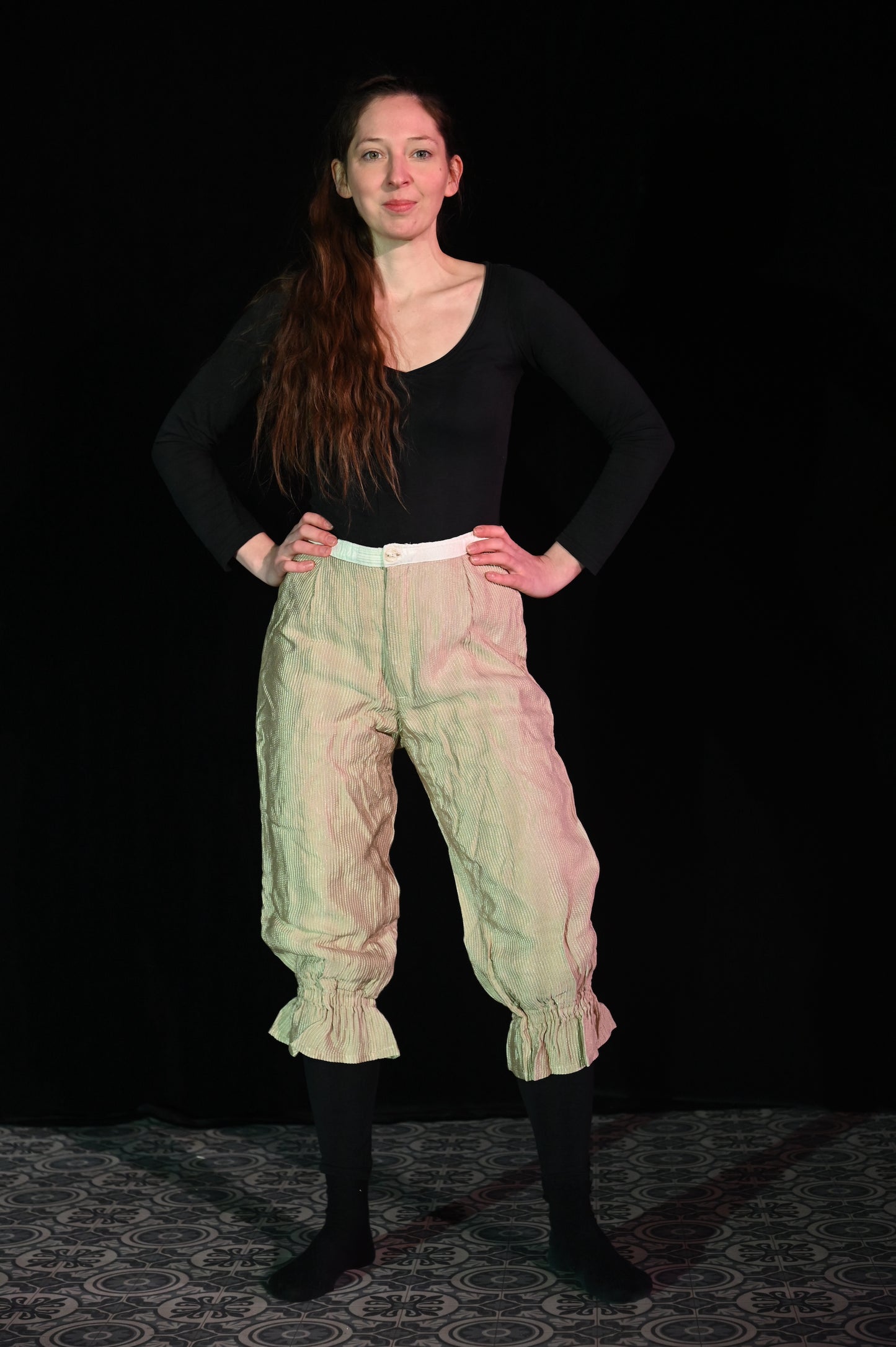 Hose - Beige Knickerbocker - W273