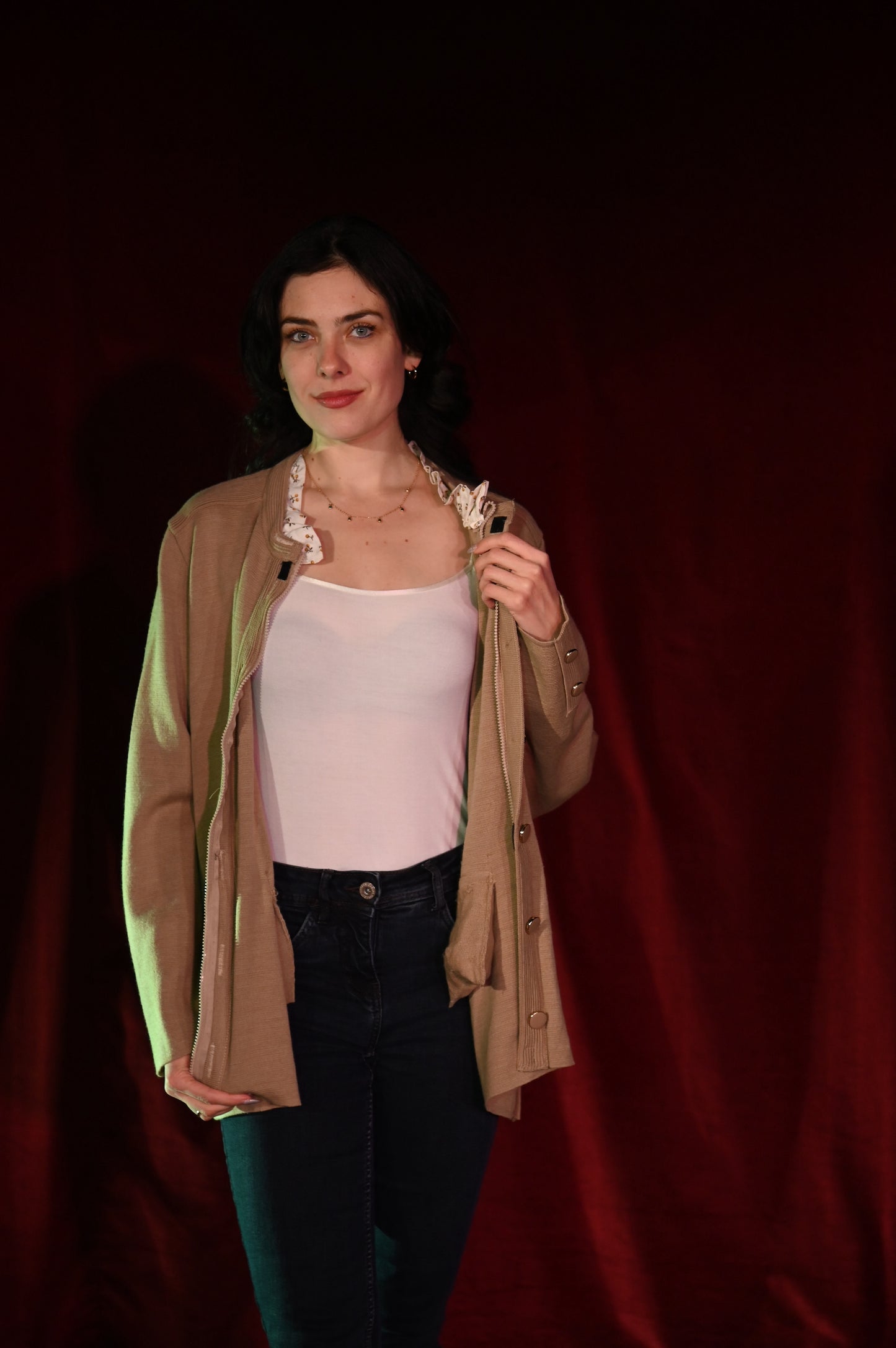 Jacke - Großmutters Strickjacke - W196