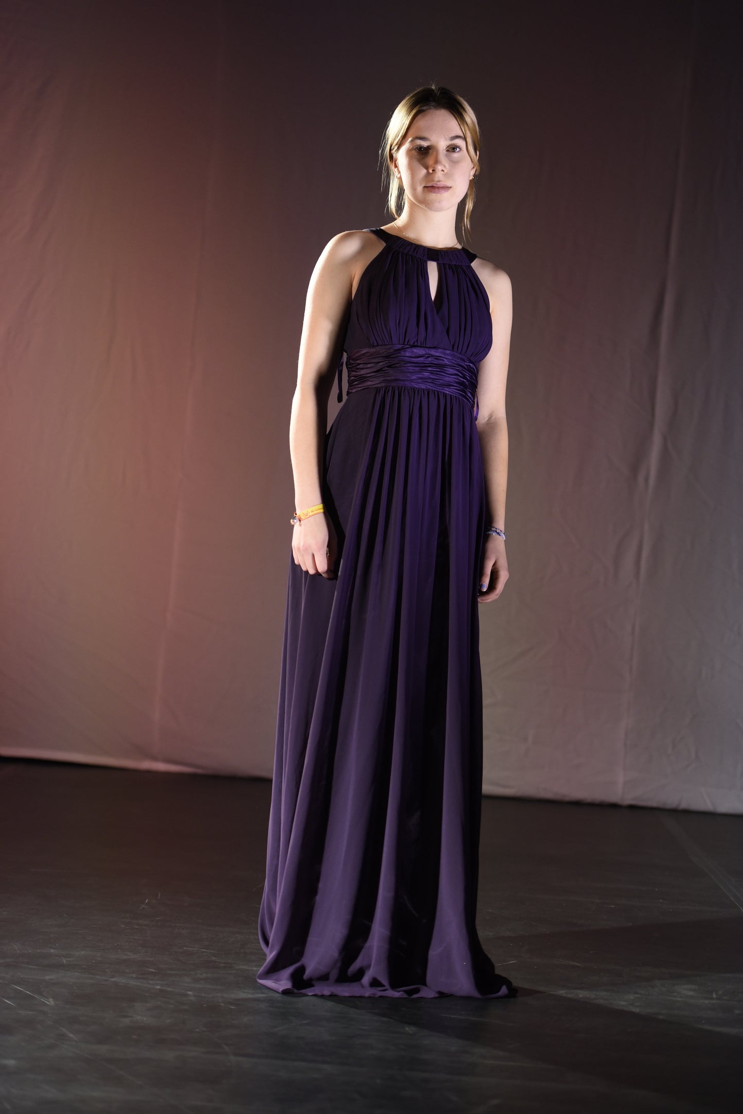 Kleid - Violettes Abendkleid - W028