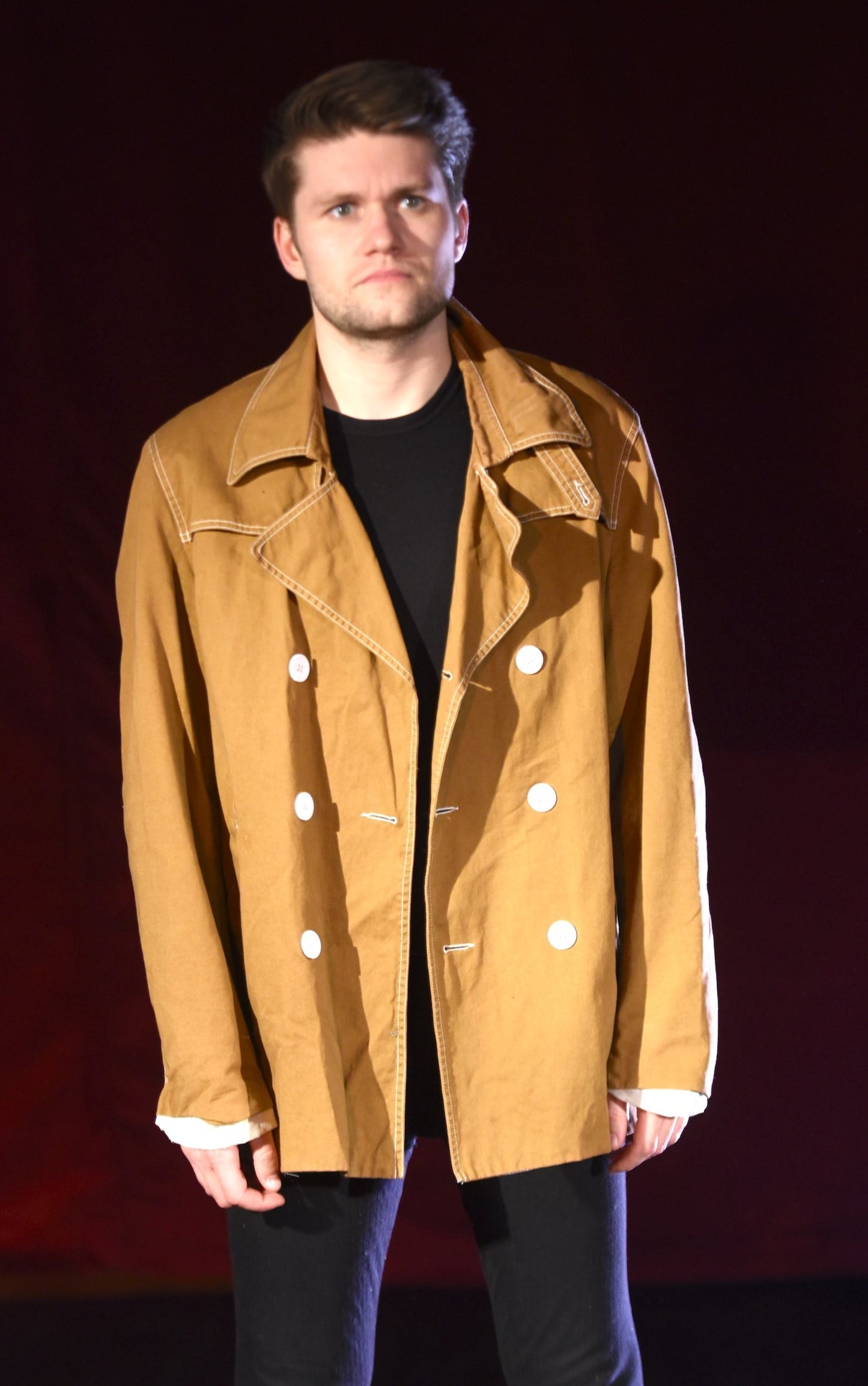 Jacke - Senfgelbe Cabanjacke - B113