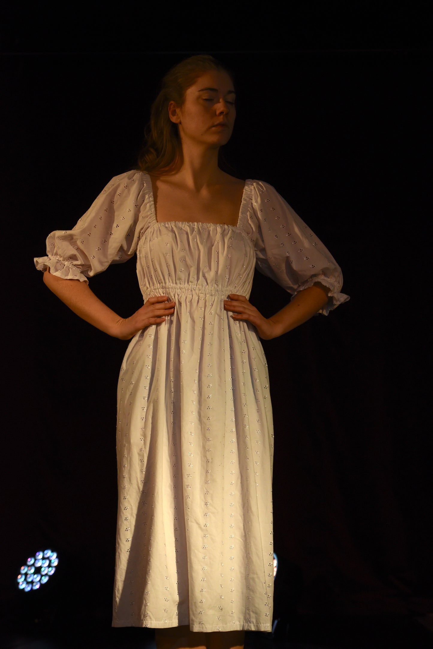 Kleid - Puffärmelkleid - W076