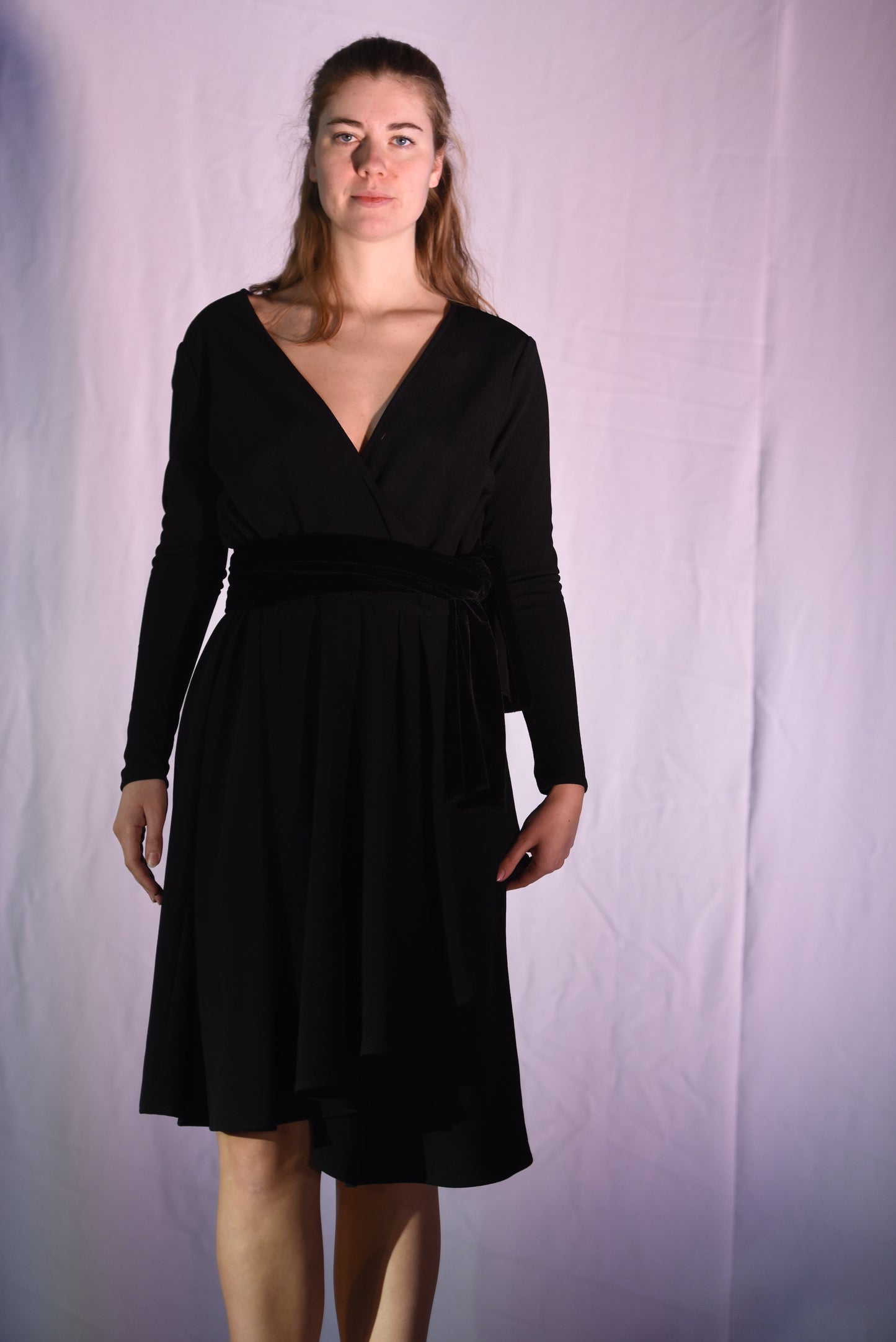 Kleid - Schwarzes Kleid - W077
