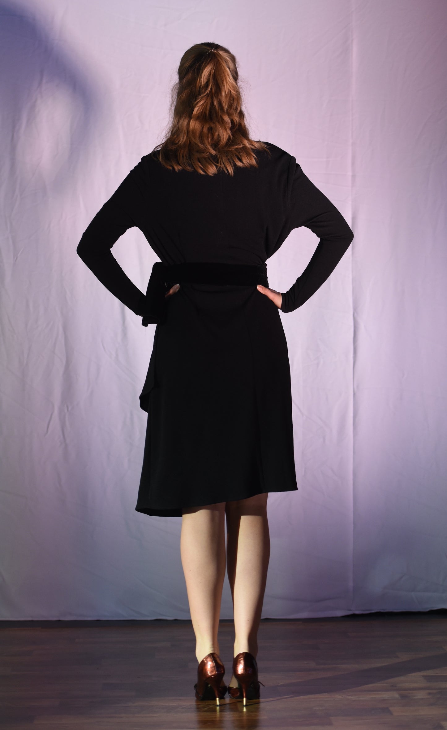 Kleid - Schwarzes Kleid - W077