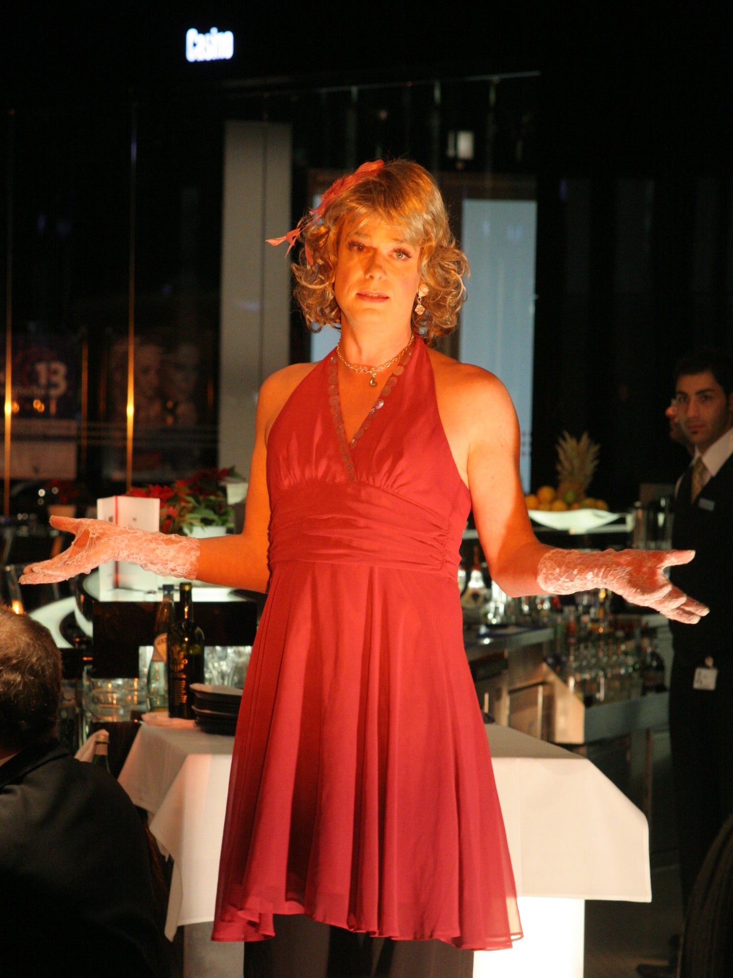 Kleid - Rotes Kleid - W068
