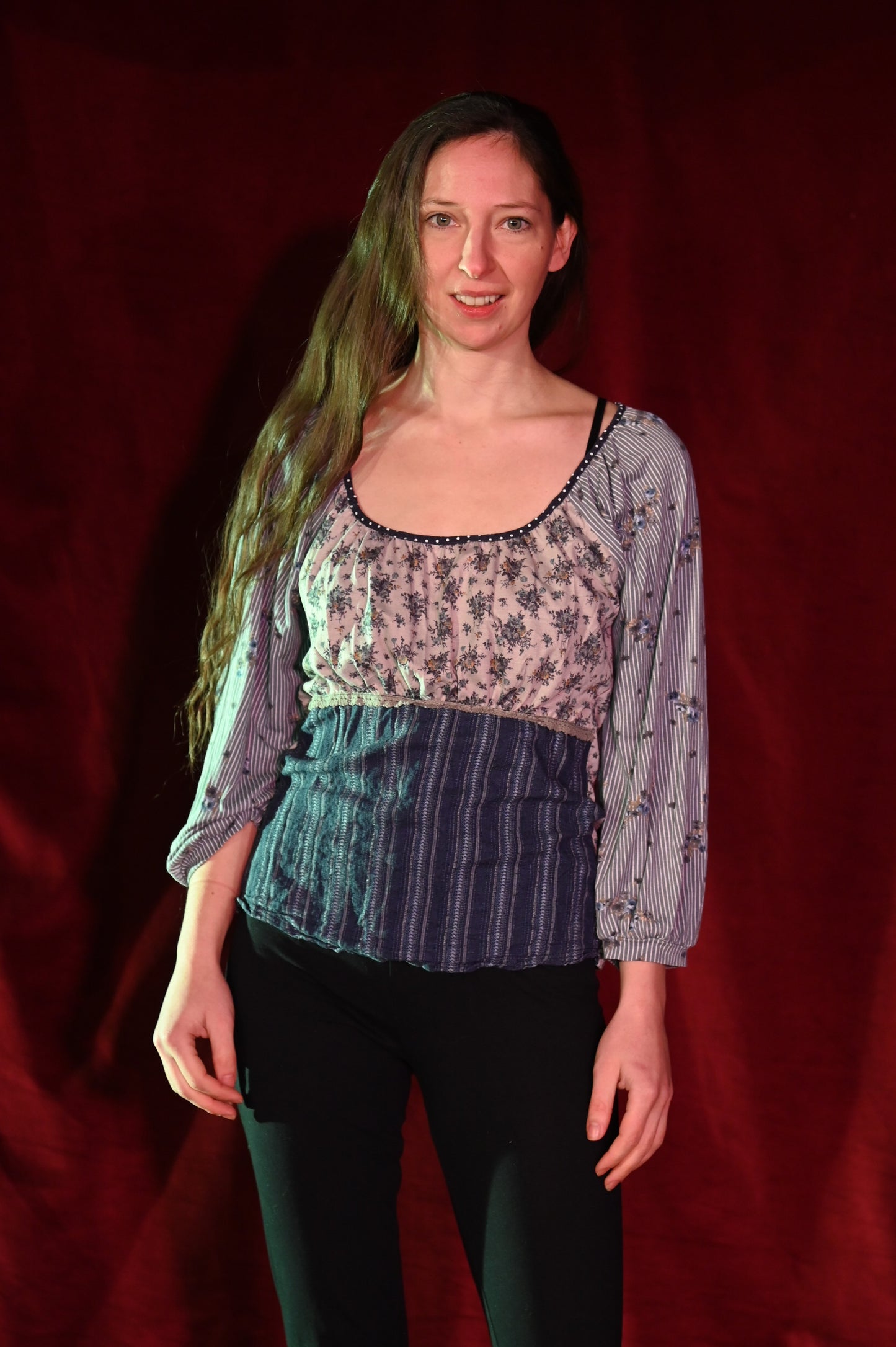 Top - Geblümtes Shirt - W173