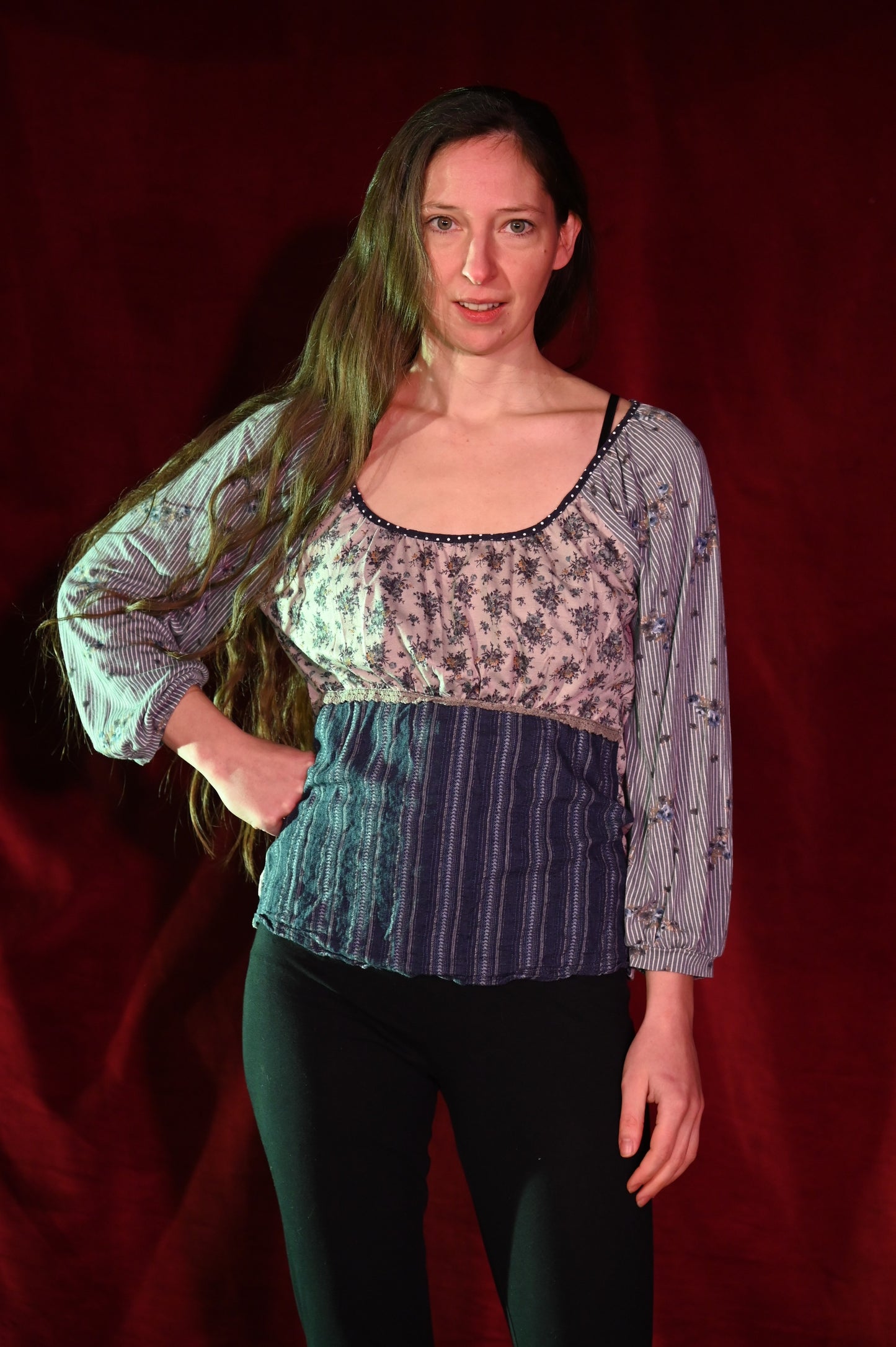 Top - Geblümtes Shirt - W173