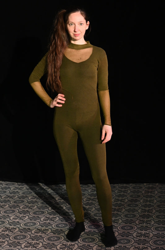 Kostüm - Body - Grüner Onesuit - W284
