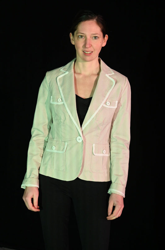 Jacke - Cremefarbener Blazer - W191