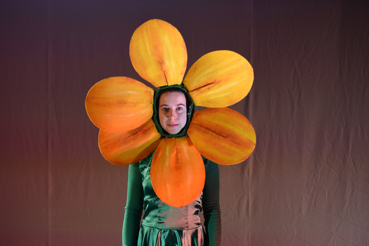 Kostüm - Blume mit gelben Blüten - W002