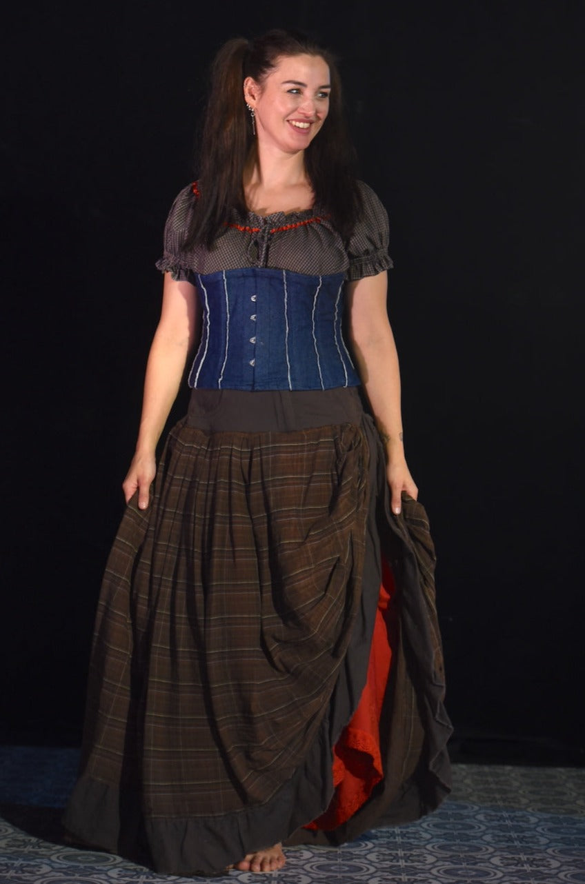 Kostüm - Carmenkleid mit Corsage - W130